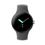 Умные часы Google Pixel Watch Wi-Fi + LTE 41mm, Silver/Charcoal (Полированный серебристый корпус, ремешок угольно-серого цвета)