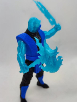 Подвижная фигурка Сабзиро ледяной из Mortal Kombat