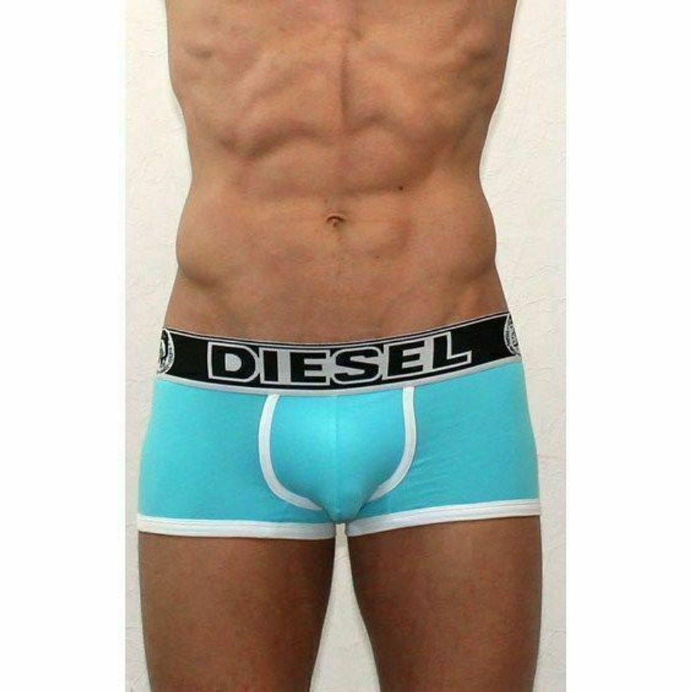 Мужские трусы боксеры голубые Diesel Only the Brave Sky Blue Boxer DIS0147