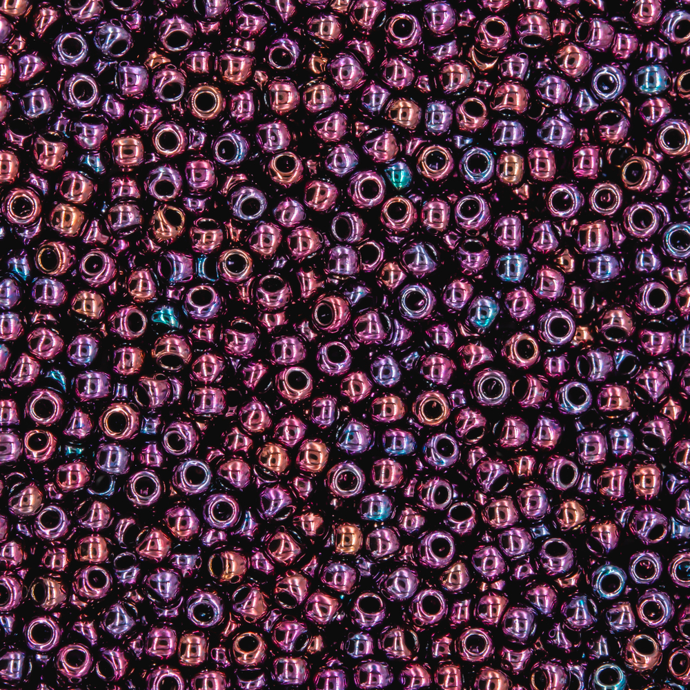 Японский бисер TOHO Round 11/0 (№503), металлизированный, непрозрачный глянцевый