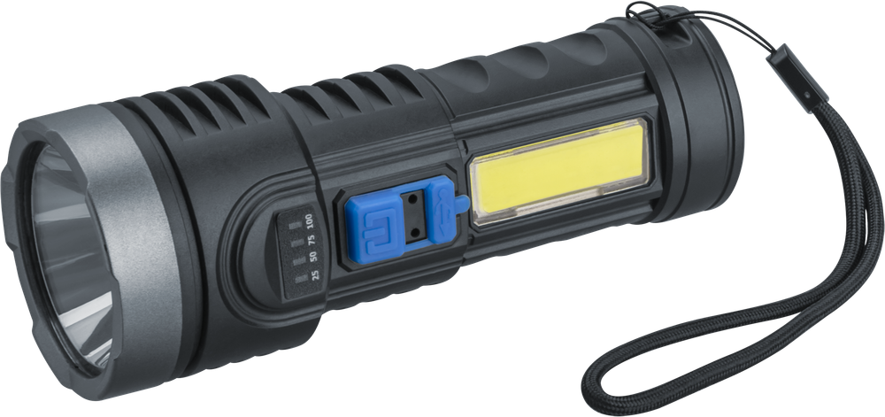 Фонарь Navigator 95 558 NPT-CP28-ACCU пласт. 1LED,1Вт+1СОВ,3Вт, Li-Ion,4В