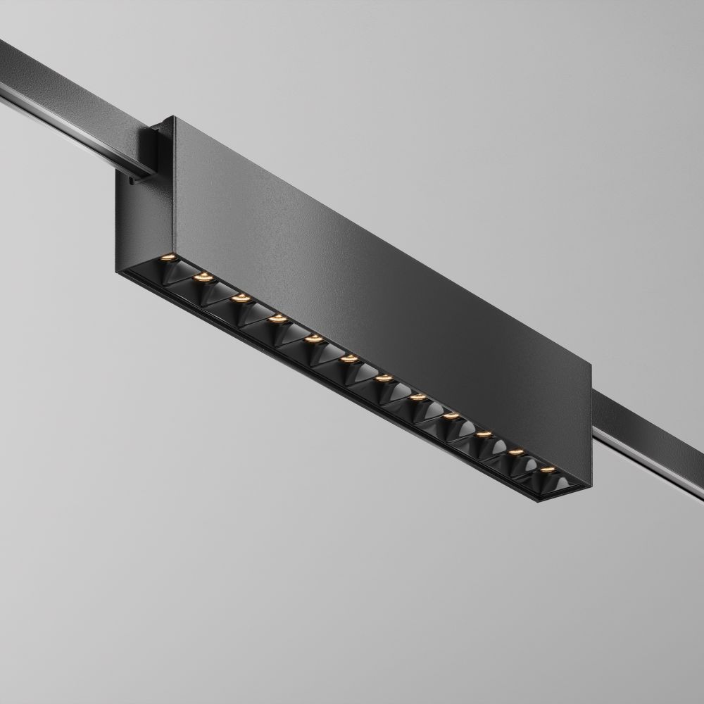 Трековый магнитный светодиодный светильник Maytoni Flarity   TR150-1-12W3K-M-B