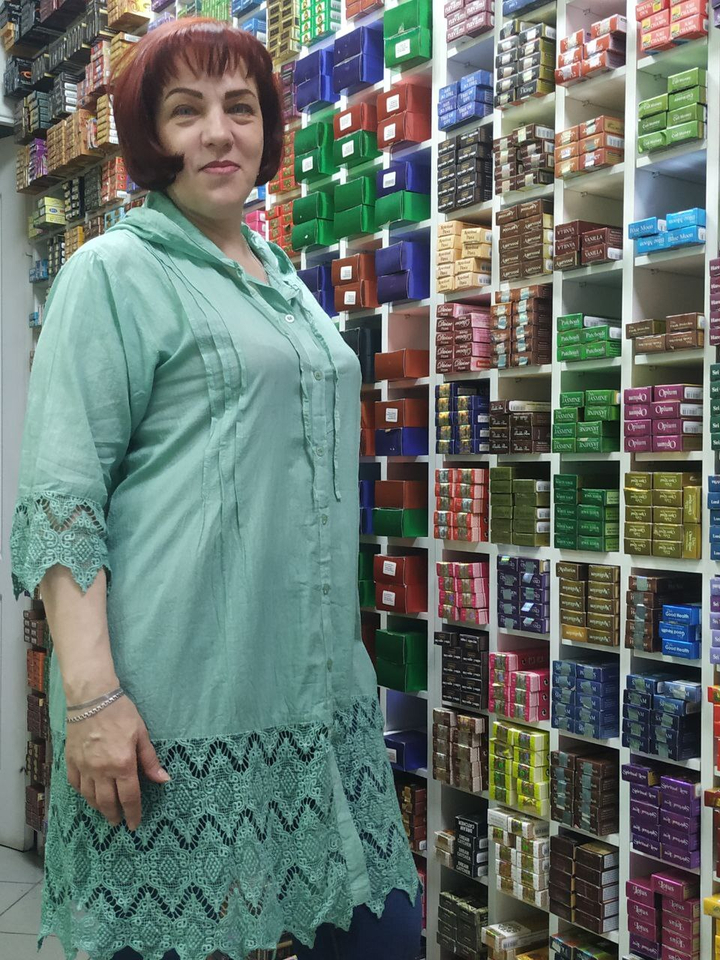 Туника Meet с капюшоном с завязками с вязаными подолом и рукавами на пуговицах цвет бирюзовый