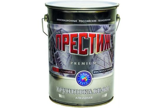 ГРУНТ ГФ-021 КРАСНО-КОРИЧНЕВЫЙ  6 КГ ПРЕСТИЖ СТОП