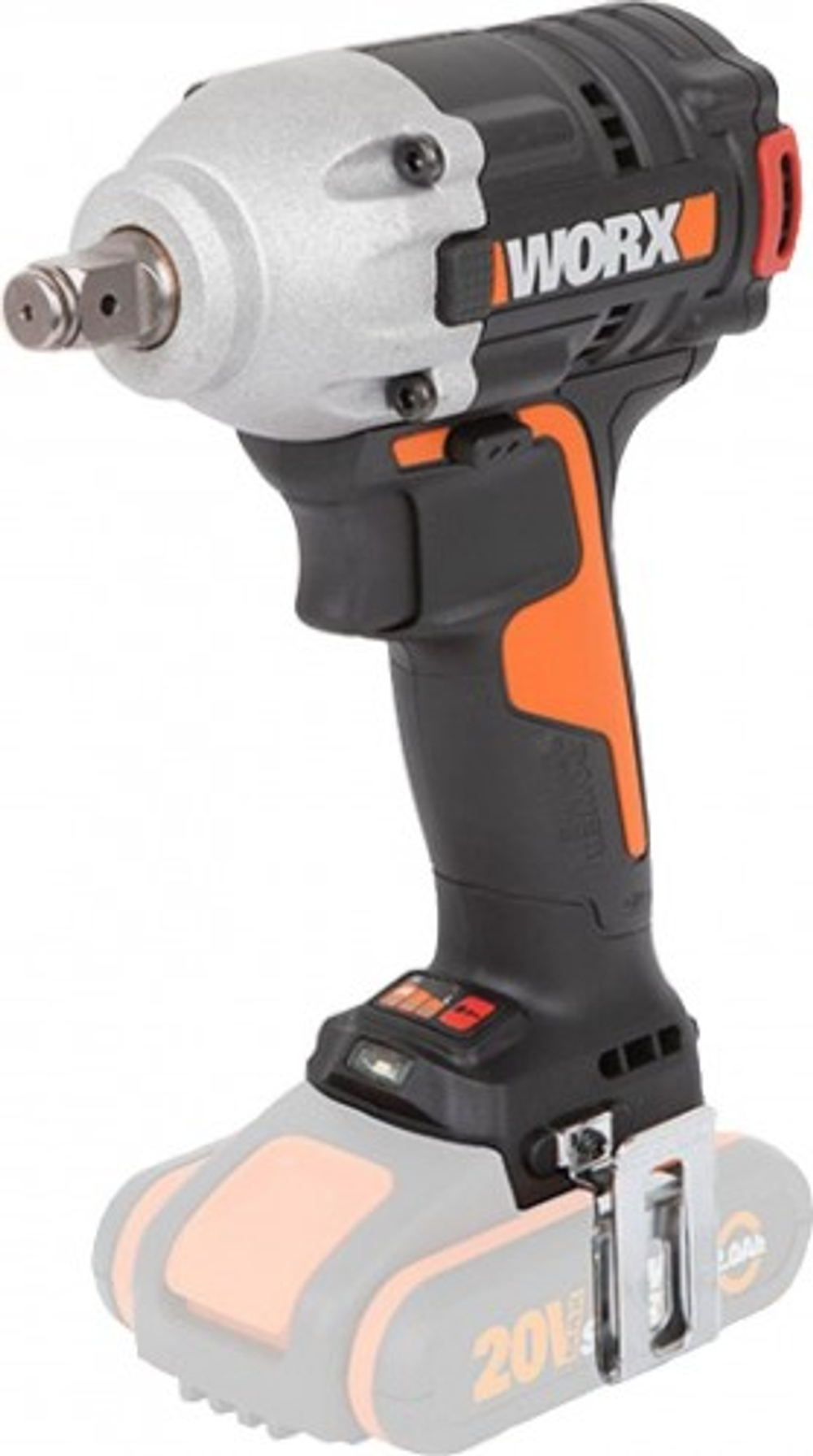 Гайковерт аккумуляторный Worx WX272.9 без АКБ и ЗУ бесщеточный WX272.9