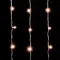 Светодиодный занавес 2*3 м., 600 экстра теплых белых LED ламп, облегченный, прозрачный провод ПВХ, LTC (PCL600NOT-10-2EWW)