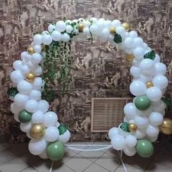 Арка разнокалиберная с зеленью