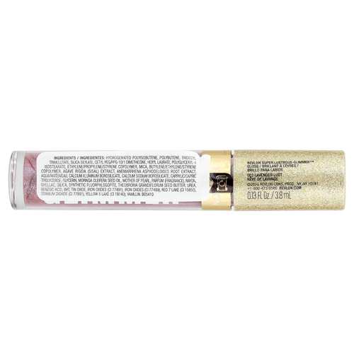 Revlon, Super Lustrous Glumber™, блеск для губ, оттенок 003 лаванда, 3,8 мл (0,13 жидк. унции)