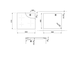 Электрическая варочная панель Smeg SE464TD