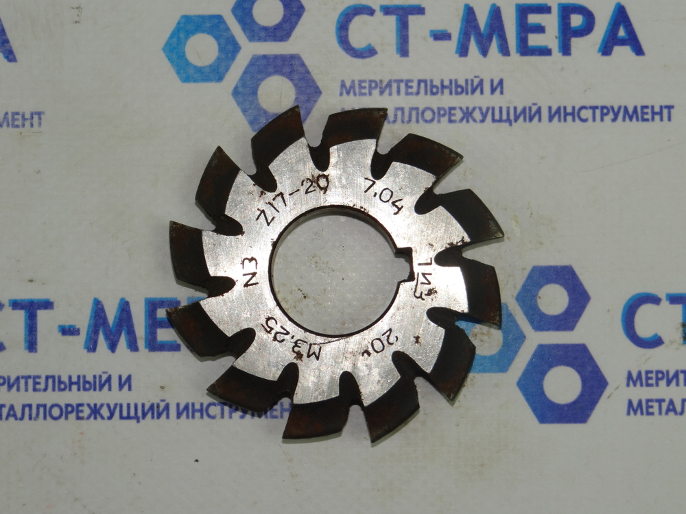 Фреза модульная М3.25 №3 (Р18) z=12