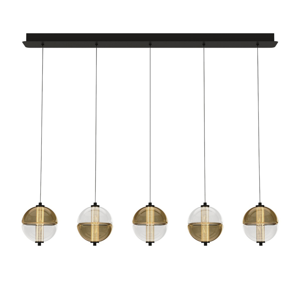 Подвесной светильник MD24022079-5B black/amber