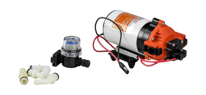 Помпа водоподающая мембранная SeaFlo, 12 В, 5.5 л/мин, 5.5 бар, 7 А