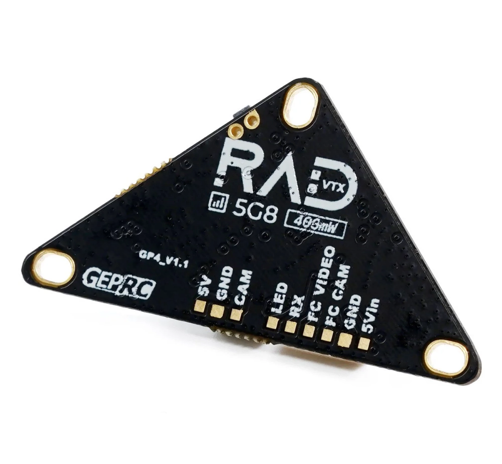 Видеопередатчик GEPRC RAD 5,8G 400 МВт VTX Play FPV