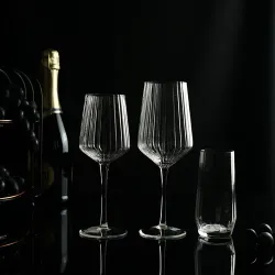 Бокал для вина 355 мл "Streak Optical" d 7,8 см h22 см P.L. - BarWare [6]