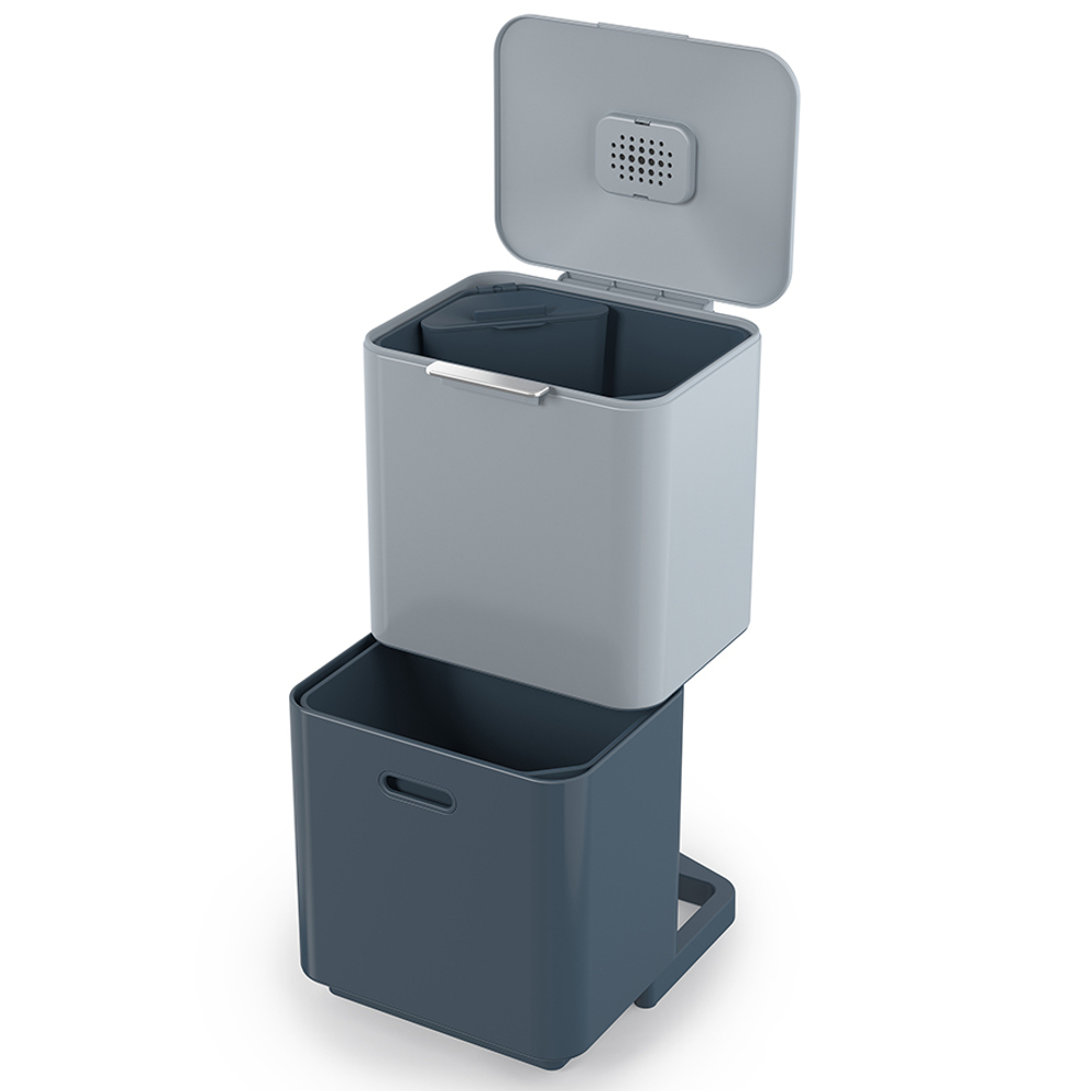 Контейнер для мусора с двумя баками Totem Max Sky 60л Joseph Joseph