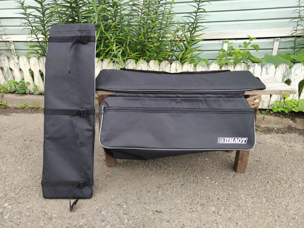 Мягкие накладки с сумкой на сиденье лодки Ковчег 80 (Oxford PVC 360гр/м2)