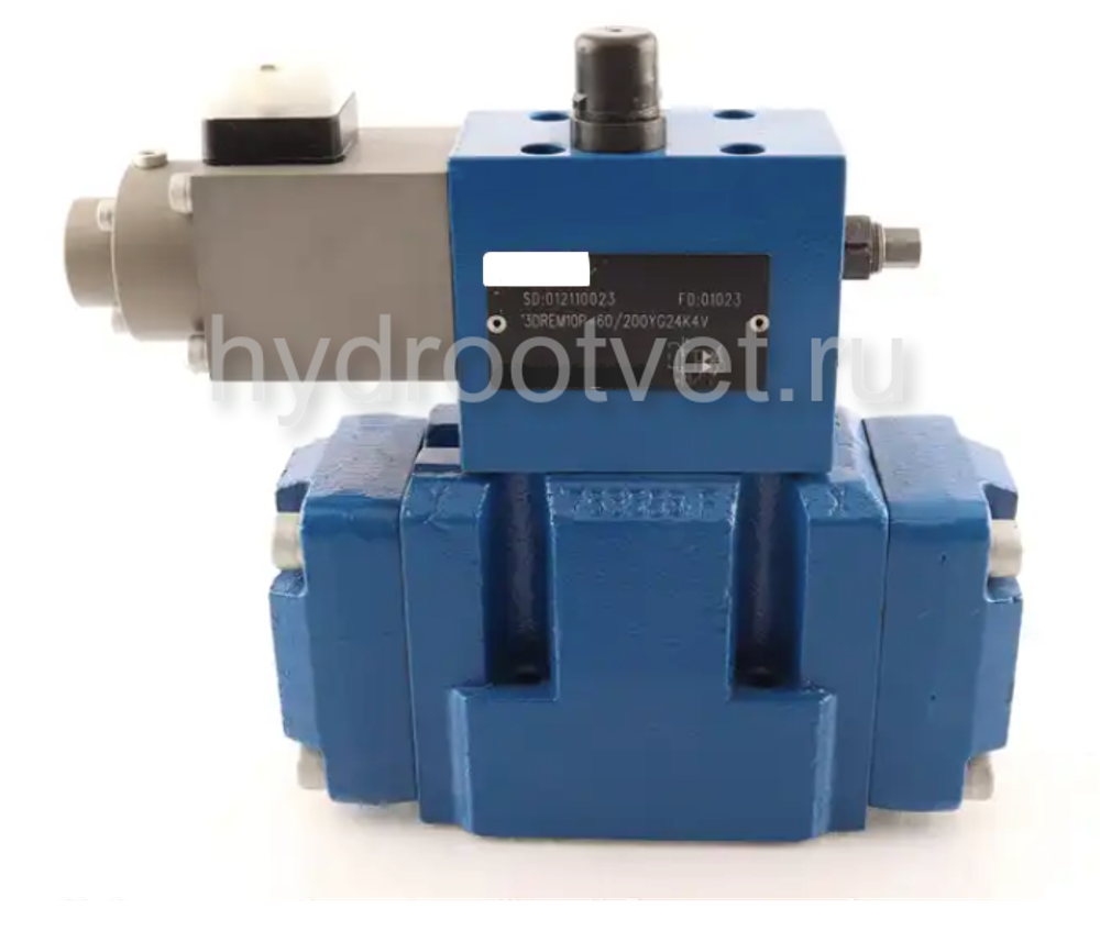 3DREM10P-6X/50YG24K4V - Пропорциональный трехлинейный редукционный клапан с предохранительным клапаном, Ду10, давление регулировки до 50 бар, уплотнение V = FKM