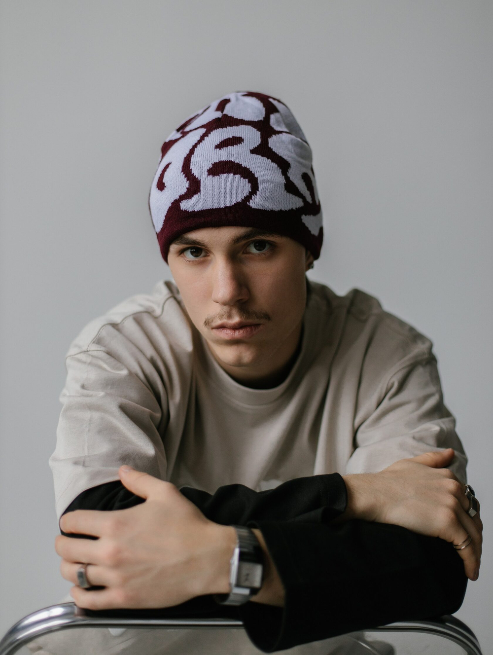 Шапка UNIFORM Sport Bubble бордовый