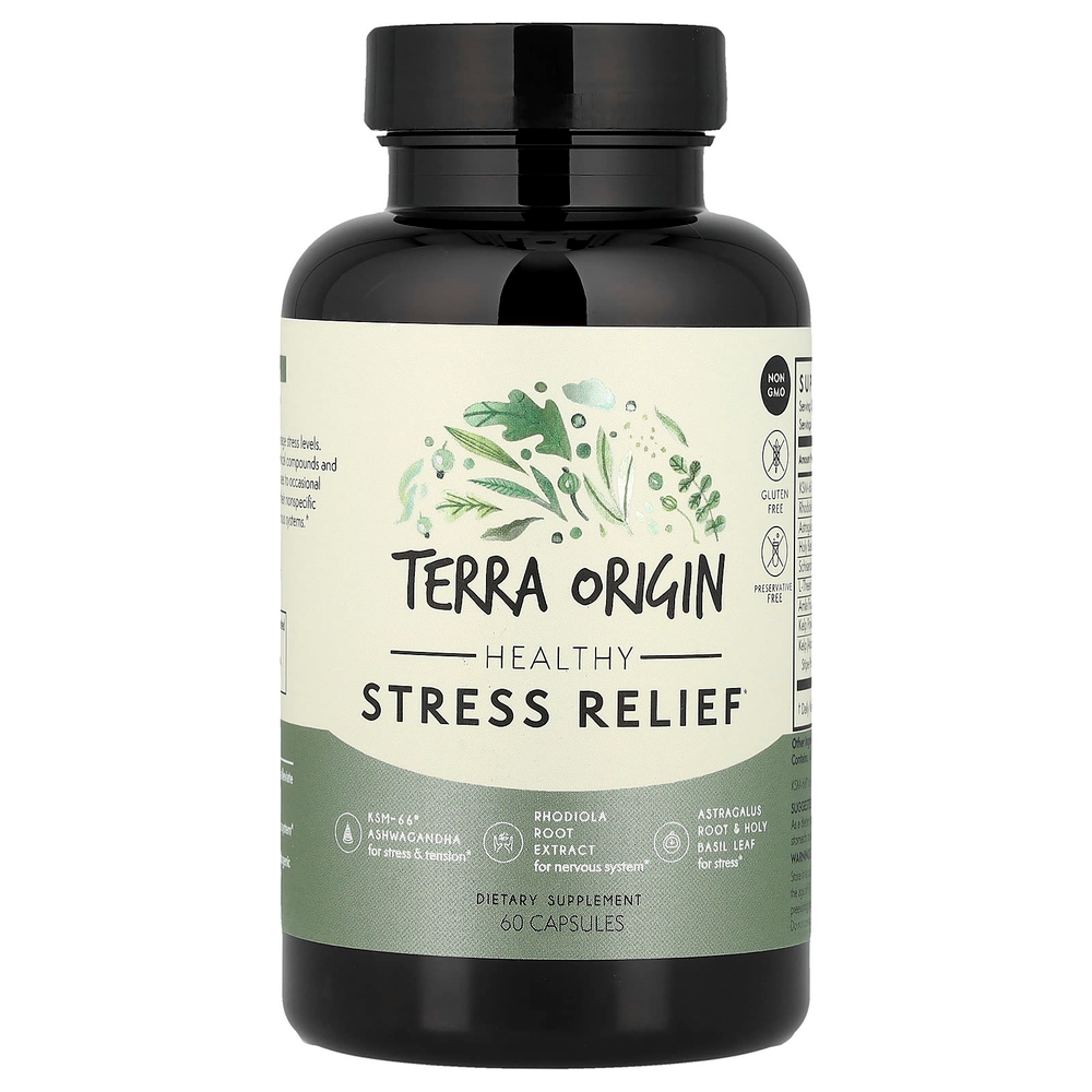 Terra Origin, Здоровое снятие стресса, 60 капсул