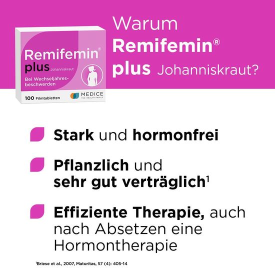 Remifemin plus при симптомах менопаузы