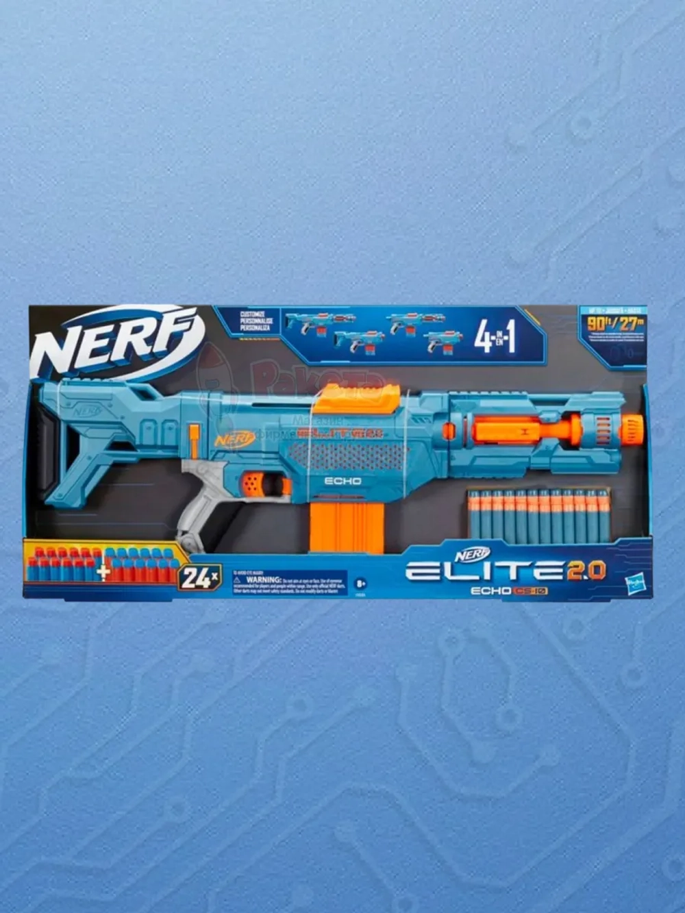 Бластер Нерф Elite 2 0 Echo E9533
