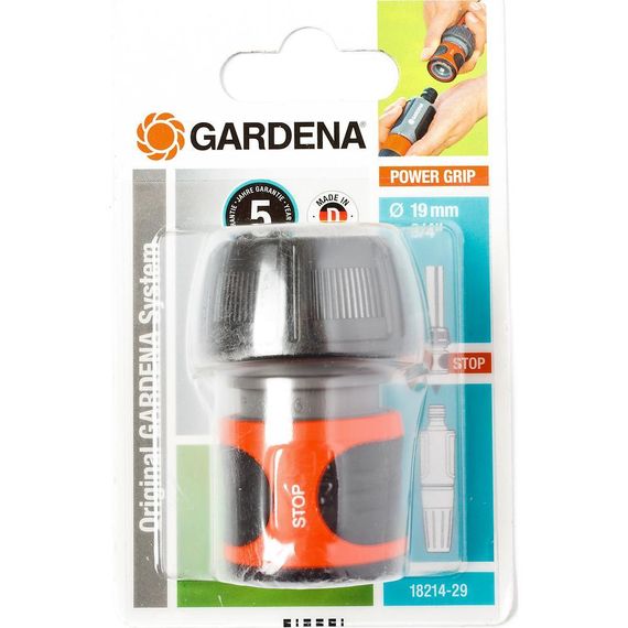 Коннектор для шланга Gardena с автостопом 3/4&quot;