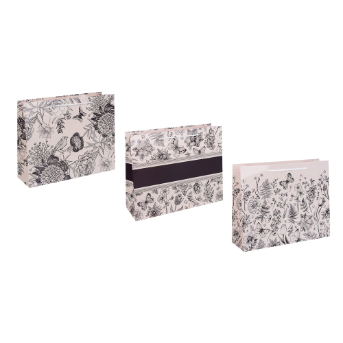 Пакет тм Fntastic подарочный, L 32x26x10см, бумага, арт.23, 3 дизайна