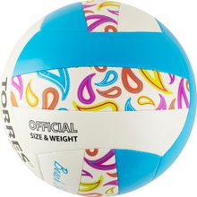 Мяч для пляжного волейбола TORRES Beach Sand Blue V32095B, размер 5