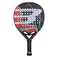 Ракетка для падела BULLPADEL Ionic Control 26, 494412, для продв. игроков, карбон, черно-красный