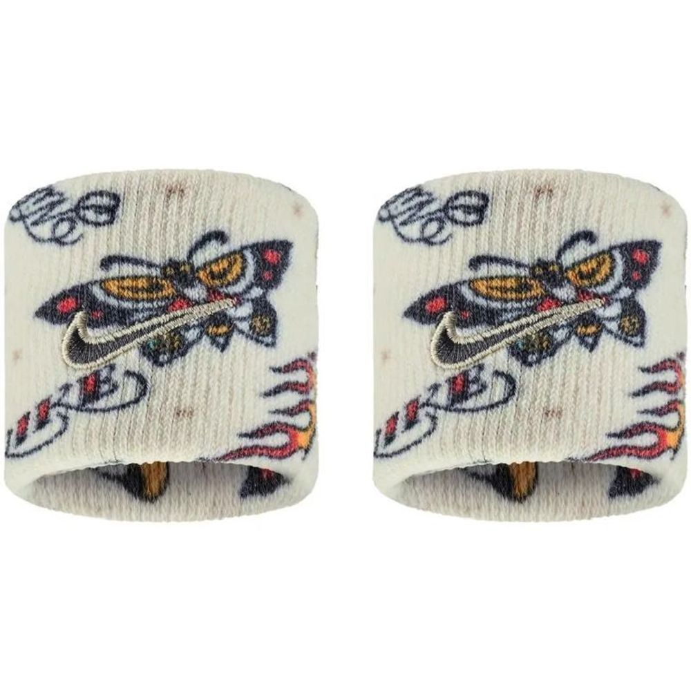 Напульсник теннисный Frotka Nike Swoosh 2P - light khaki/picante red/black