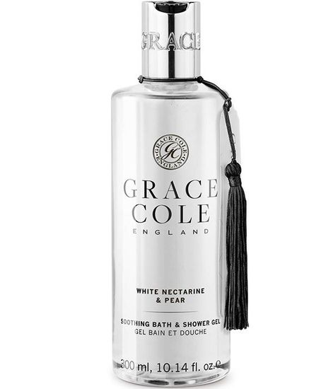 Белый нектарин и груша гель для ванны и душа, Grace Cole