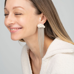 Моносерьга "Тучка"