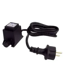 Трансформатор 4,8W. для силиконовых нитей 24В., до 100 LED, провод черный каучук, IP65, Beauty Led (EA05-100L)