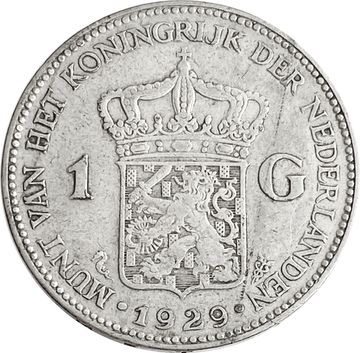 1 гульден 1929 Нидерланды
