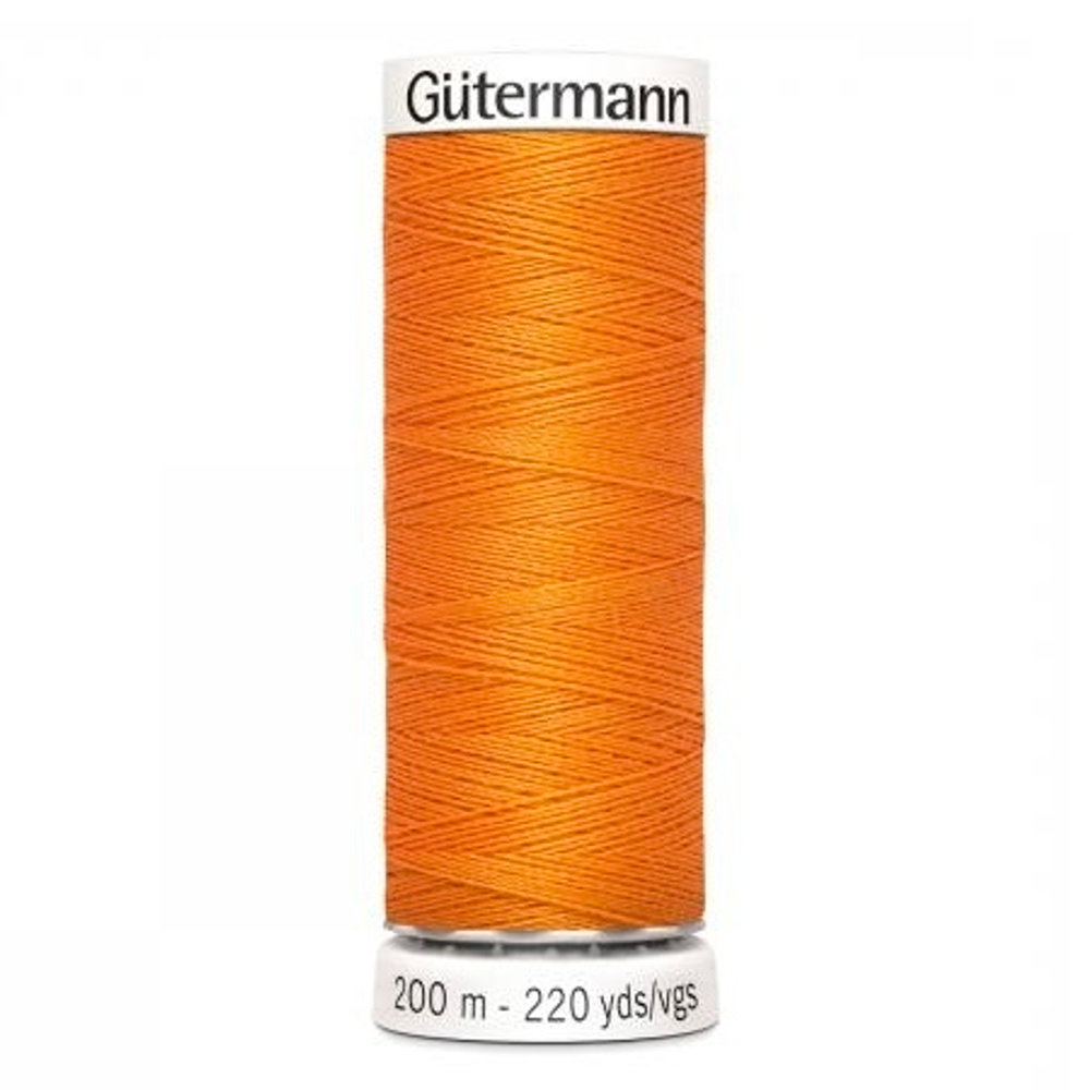 Нить Sew-All 200 м, Gutermann, 350 св.оранжевый