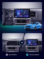 Магнитола для Volvo S60 2 Y20 2010-2018 - Parafar PF185LUX3RN2K на Android 13, Быстрая, QLED+2K, CarPlay, 4G SIM-слот
