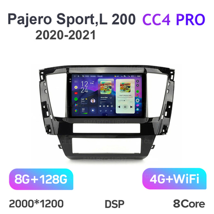 Teyes CC4 Pro 10,2" для Mitsubishi Pajero Sport, L 200 2020-2021