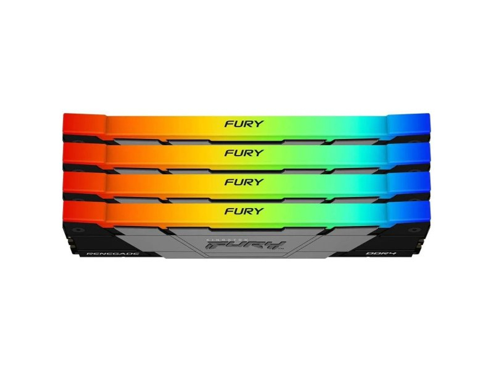 Оперативная память Kingston Fury Renegade KF436C16RB12AK4/64, DDR4 4х 64ГБ 3600, DIMM, RTL