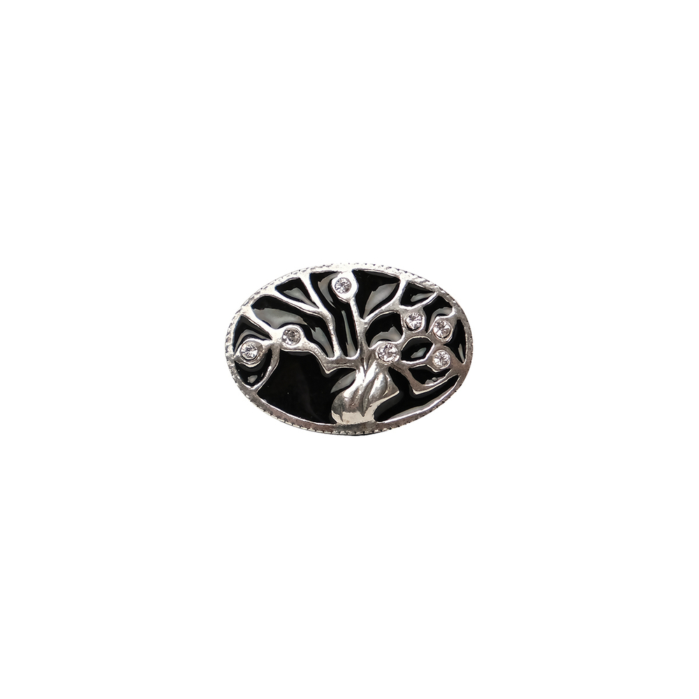 "Древо" кольцо в серебряном покрытии из коллекции "Ботаника" от Jenavi