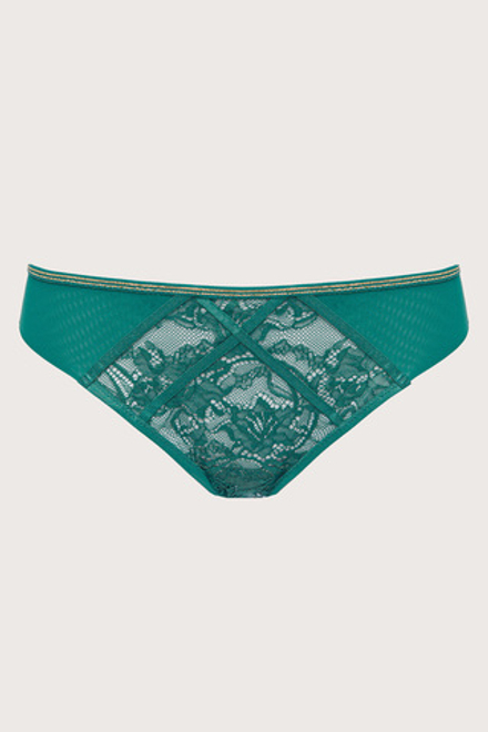 Трусы-бразилиана Chiara Gold Brazyliany Green