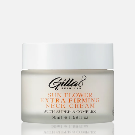 Омолаживающий крем для шеи и зоны декольте GILLA8 Sun Flower Extra Firming Neck Cream