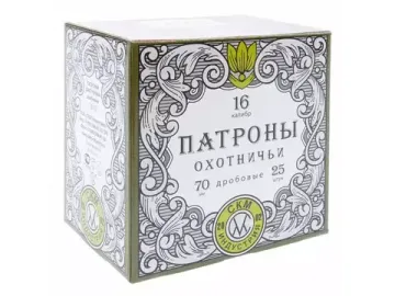 ПАТРОН ДЛЯ ГРАЖДАНСКОГО ОРУЖИЯ 16Х70 (1) [ПЛ 30 СКМ ИНДУСТРИЯ]