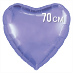 Шар Сердце Сиреневое фольга