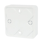 Коробка распределительная для кабель-каналов IP40 75х75х28 мм белая