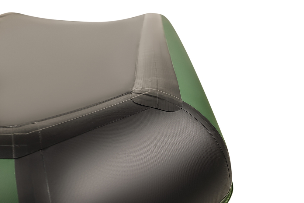 Броня-300 М зеленый-черный (лодка ПВХ с усилением)