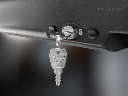 Автобокс на крышу автомобиля "Turino Sport" (белый) / PT-Group