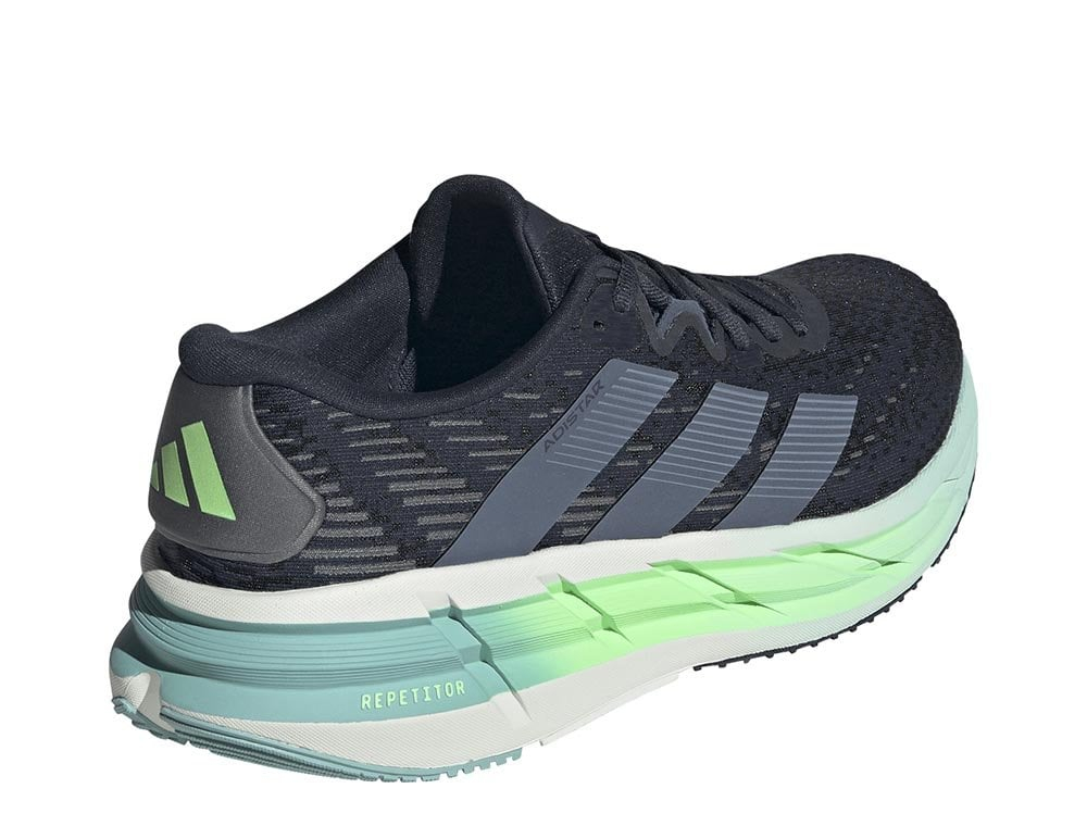 Кроссовки для бега мужские adidas Adistar 4 M Чёрно-зелёные