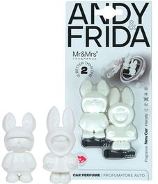Новая машина, дизайнерский ароматизатор для автомобиля ANDY&FRIDA белый, Mr&Mrs Fragrance