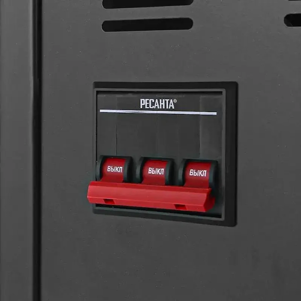 Ресанта АСН-6000/3-ЭМ трехфазный стабилизатор напряжения 63/4/3