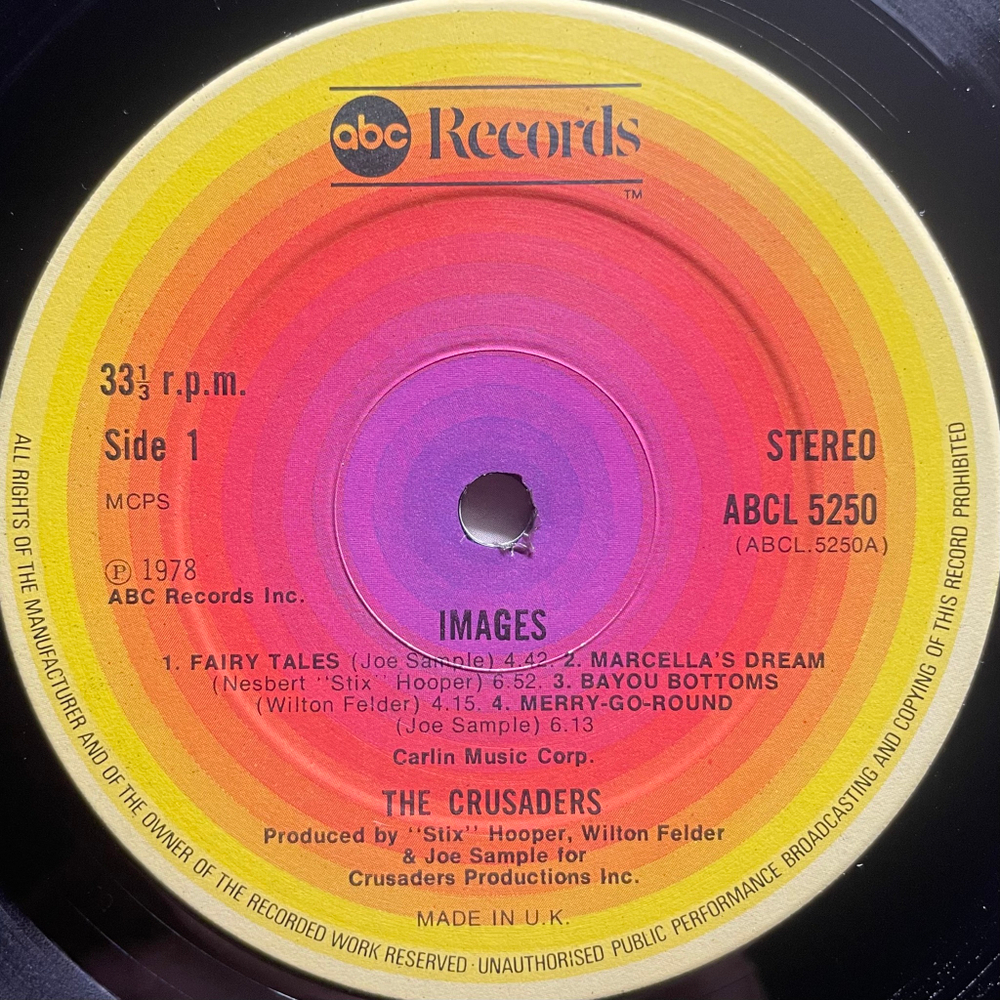 The Crusaders ‎– Images (Англия 1978г.)